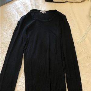 Black Splendid Long Sleeve Tee